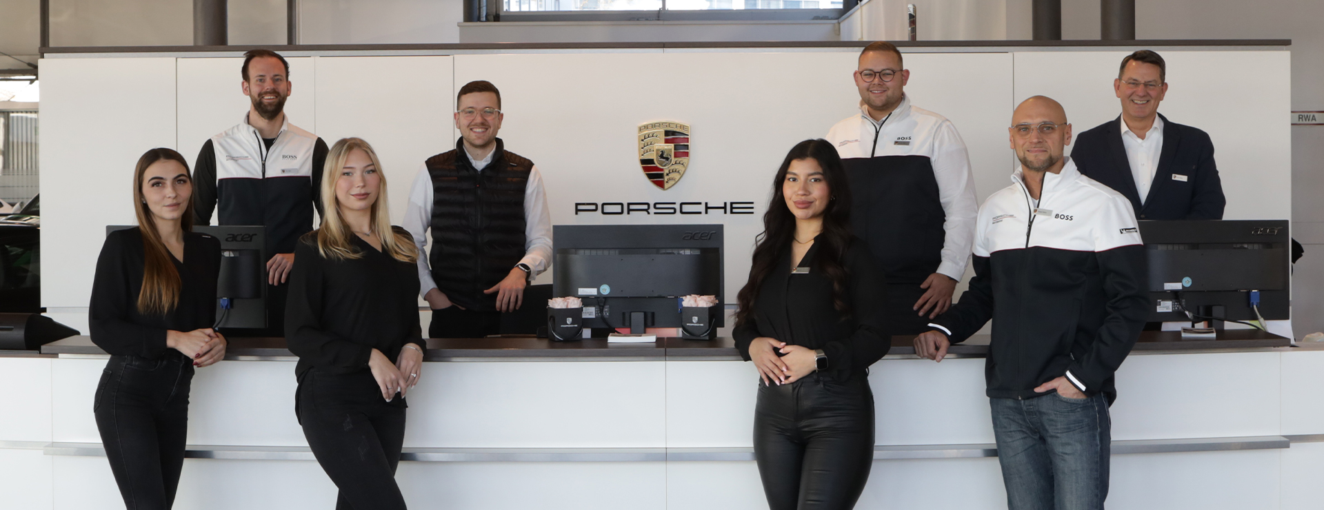 Service Team aus dem Porsche Zentrum Braunschweig